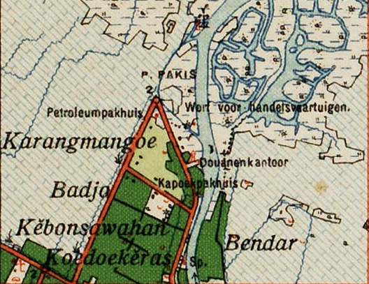 Peta situasi Pelabuhan Juwana tahun 1912